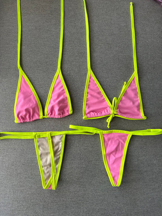 Micro bikini bicolor
