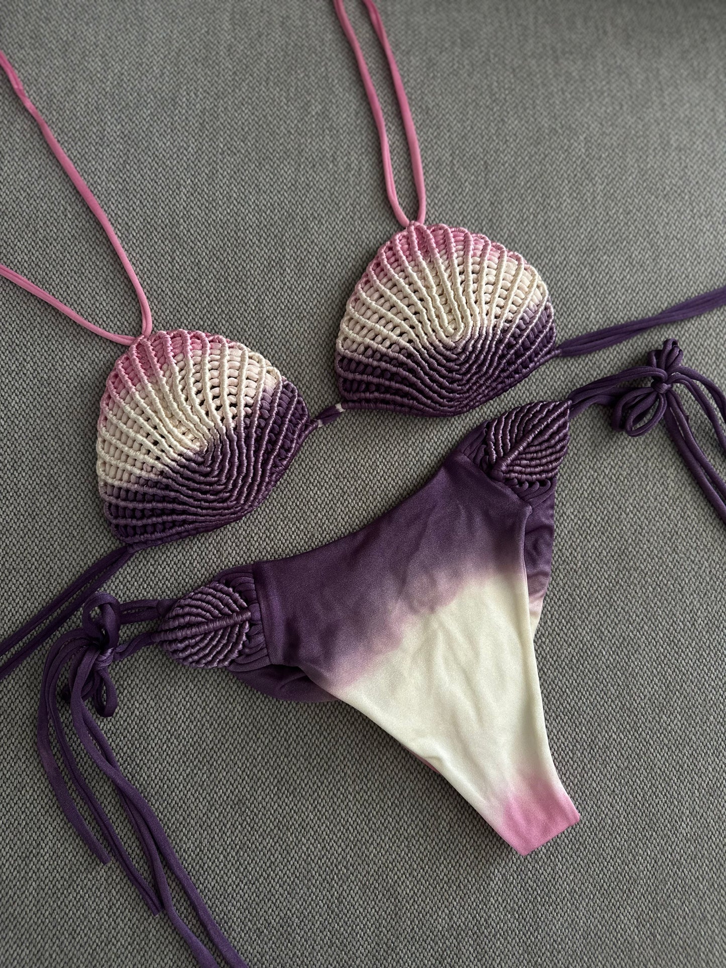 Bikini macramé maca