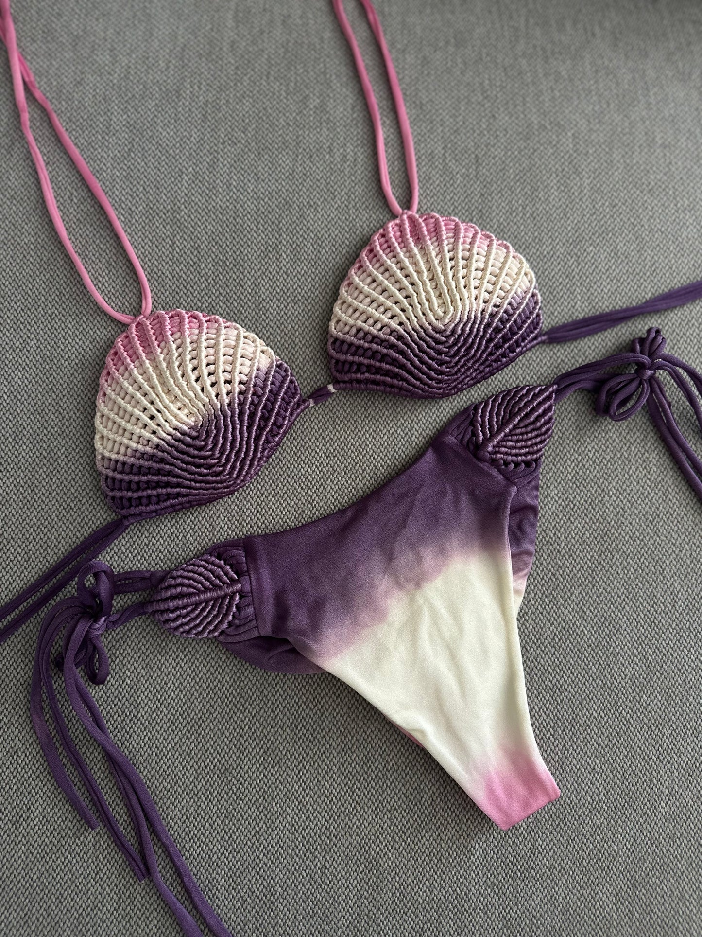 Bikini macramé maca